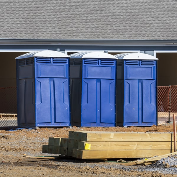 how can i report damages or issues with the porta potties during my rental period in South Ashburnham